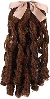 Gatuida Retro Curly Ponytail Wig for Women Synthetic Hairpiece for Cosplay Weddings Parties Effortless Volume Look