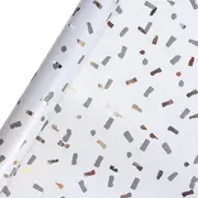 Hallmark Gift Wrap Roll - Silver Metallic