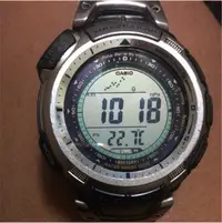 在飛比找蝦皮購物優惠-casio prg-110t全鈦合金電腦登山錶