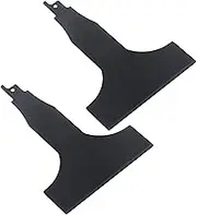 Vearter 100mm Reciprocating Saw Blade 2PCS, HCS Scraper Replacement Saber Shovel Scraping Cleaning Tool Attachment for Removing Tile Grout Glue Gap