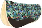Barrel Contoured Saddle Pad Cactus 28 x 34'' [71 x 86 cm]