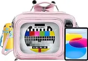 [Generic] Shoulder Bag - TV Shape Shoulder Purse | Large Capacity Back Pack, Multifunctional School Daypack for Women, Girls