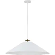 Dainolite Lighting PDC-241P-AGB-MW Prudence Pendant Aged Brass with Matte White