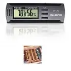 Thermometer and Hygrometer with Humidity Gauge Digital Max Min Thermometer Cigar