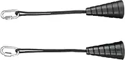 Triceps Rope Cable Attachment - 2 x Triceps Rope Gym Press Down Pull Cable | Attachment with Motion Machines Attachment Disc Disc Fitness Ropes for Straight-line Beams