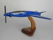 Bugatti R-100 Racer Italy Airplane Desktop Wood Model Regular Free Shipping