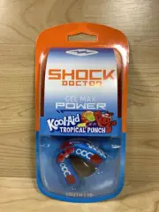 Shock Doctor Mouthguard Kool-Aid Tropical Punch Gel Max Power Size Youth 10-