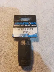 NEW Armstrong USA 1/2" Drive 7/16" Impact Socket 6 Point 20-014