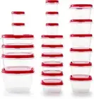 Rubbermaid 42-Piece Food Storage Containers with Lids BPA Free, Microwave Safe