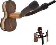Maro Violin Wall Mount Hanger | Unique Design Guitar Hanger for Storage & Display | Fiddle Viola Hanger Hook with Rubber Cushion Wood Base | Violin Hook, Violin Holder, Viola Accessories
