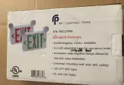 EXIT SIGN LED 2 HEAD EMERGENCY LED LIGHT COMBO Double RXEL37RW
