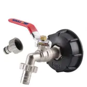 IBC Tank Adapter, IBC TOTE TANK DRAIN ADAPTER S60X6 To Brass Garden Tap With ...