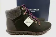COLE HAAN Size 6.5 Women's Shoes Boot Black Leather ZEROGRAND Hiker NEW $250