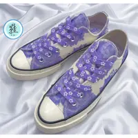 在飛比找蝦皮購物優惠-Converse 帆布鞋 Chuck 70 Low 紫 米白