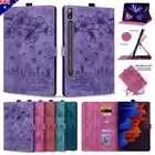For Samsung Galaxy A7 A8 A9+ S8 S9 FE S10+ Ultra Flip Stand Case Leather Cover