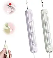 ARREBOL 2 Pack 2 in 1 Automatic Needle Threader Seam Ripper Tool for Hand Sewing