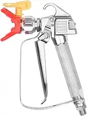 High Pressure Paint Sprayer with Spray Head and Red Nozzle Airless Sprayer Accessories for Car Painting Home Decoration Furniture Dyeing