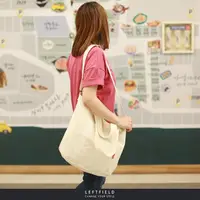 在飛比找momo購物網優惠-【WHOSE BAG】韓國製簡約素面棉布女側背包 NO.R5