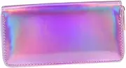 [ANDRESLAD] Elegant Sequin Wallet for Women Large Capacity Clutch Bag Zipper Coin Compartment for Daily Use
