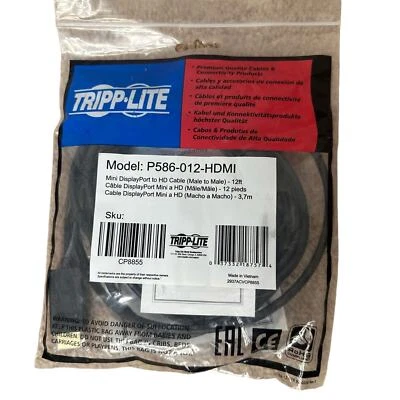 Tripp Lite P586-012-HDMI Mini Displayport to HDMI Cable Adapter 12 ft.