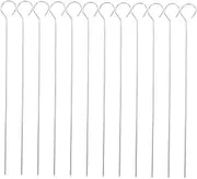 30pcs Stainless Steel BBQ Skewers for Grilling Multi Use Skewers for Poultry Duck Tails Easy to Clean Grilling Pins for Versatile Cooking