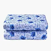 King Size Heating Blanket, Heating Electric Blanket in Autumn and Winter Bed Warmer Double Double Control Heating Blanket, Heating Electric Blanket in Autumn and Winter Printing Pink Double