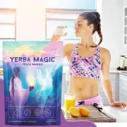 Yerba Magic Yerba MateInstant Tea Powder - 30Servings - Peach Mango Flavors 2025