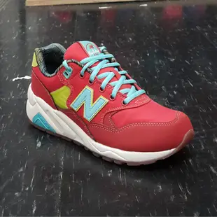 new balance nb 580 MRT580GH 紅色 水藍色 輕量化 慢跑鞋