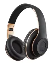 Bluetooth On-Ear Headphones - Black