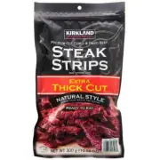 Kirkland Premium Extra Thick Cut Cured Steak Strip Beef Jerky 300g