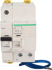 Circuit Breaker Earth Leakage Rapid Arc Extinguishing Safety 1P+N Air Switch Stable Breaking AC230V 400V (63A)