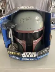Jeremy Bulloch Signed Boba Fett Helmet Hasbro