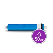 50 GPD Max Water Membrane Reverse Osmosis Universal Replacement RO Water Filter