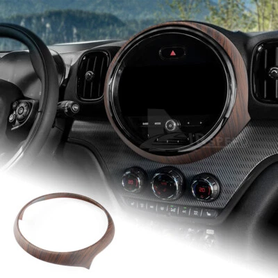 Car Center Console Multimedia Screen Display Cover Trim ABS For Mini Cooper F60