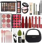 All In One Makeup Kit, Makeup Kit for Women Full Kit,Multipurpose Women's Makeup Sets,Beginners and Professionals Alike,Easy to Carry (black)