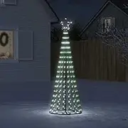 VRAXO Christmas Tree Light Cone 275 LEDs Cold White 180 cm -3.29KG,358065