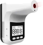 Wall Mounted Non-Contact Infrared Temperature Forehead Thermometer w/Opt.Alarm