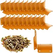 Round Post Fence Brackets Metal L for Wood Fence Post Repair Round Rail Angle...