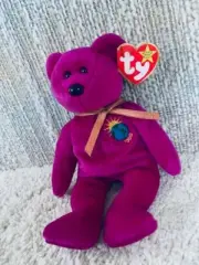 Ty Beanie Baby Millennium Bear 1999 Retired with Tag Errors