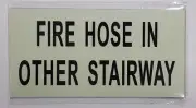FIRE HOSE IN OTHER STAIRWAY HEAVY DUTY / GLOW IN THE DARK "BASEM...-REF24-1027