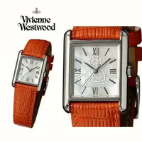 在飛比找Yahoo!奇摩拍賣優惠-Vivienne Westwood►(銀鎳色×橘褐色) 手錶