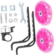 Yardwe 1 Set Bicycle Training Wheels Trainer Major Child Metal