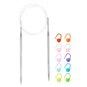 Knitting Needles Size US 8 Stainless Steel 39" Circular Needle