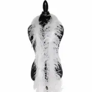 2 Ply OSTRICH FEATHER BOA - WHITE 2 Yards Costumes/Boas/Halloween 72"