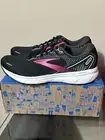 NEW Womens 11 Brooks Ghost 14 Running Tennis Shoes Black/pink/yucca
