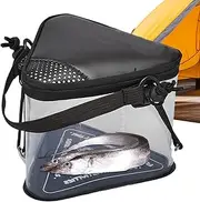 Lure Bucket, Foldable Bait Bucket | Folding Storage Bait with Aeration Hole - Transparent Portable Organizer for Shrimp and Minnow