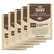 5 x Mangrove Jack's M42 New World Strong Ale Beer Yeast 10g Home Brew Sachet