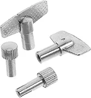 jojofuny 1 Set Alarm Clock Wind-up Alarm Clock Universal Key Iron Silver