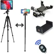 68" Professional Cell Phone Holder + Camera Tripod Stand Remote Selfie Stick US
