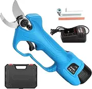 Electric Pruning Shears, Secateurs & Pruning Scissors with 2000 mAh Li-Batteries, 0-28mm Cutting Diameter, Electric Secateurs with Brushless Motor, for Garden Trees and Fruit Trees